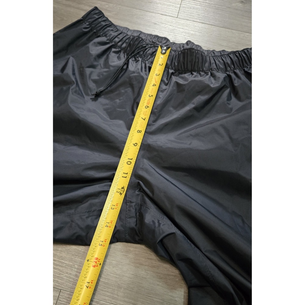 Columbia Pants Men's Medium Black Baggy Wide Leg Nylon Windbreaker Omni-Tech - Picture 11 of 13